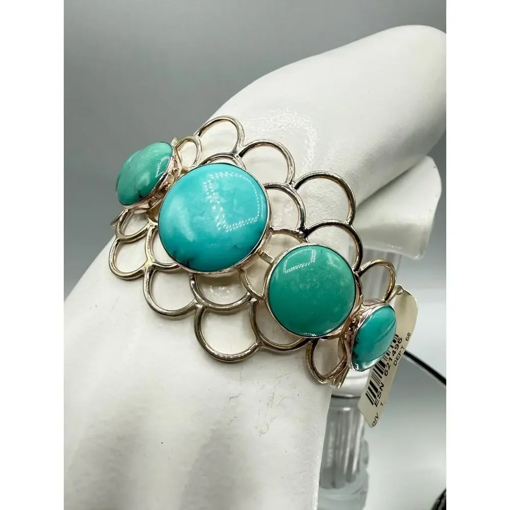Jay King CAMPITOS Turquoise Cuff Bracelet Sterling Silver 925 Jay King $379 NWT